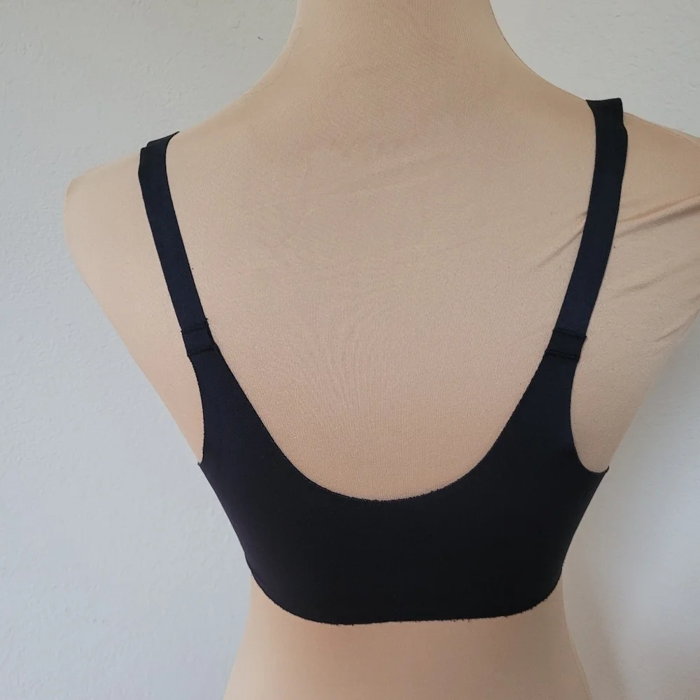 Soma Nadia Black and Red Floral Bra